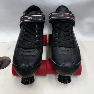 Roller Derby RD M4 Viper Speed Quad Skates Size 8 Indoor/Outdoor Black